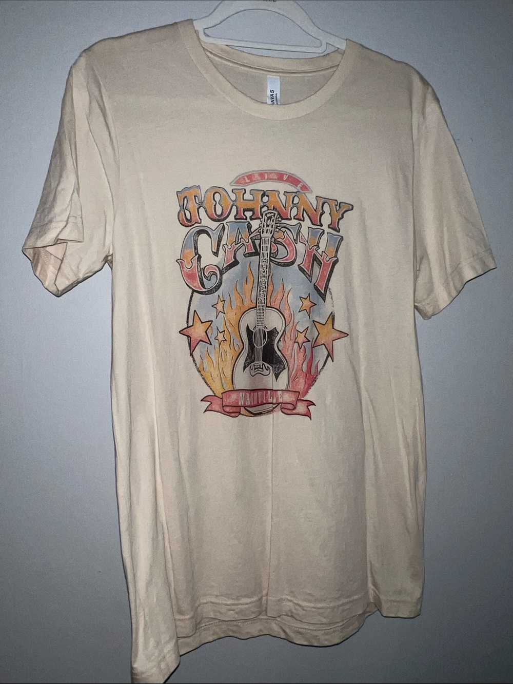 Bella + Canvas Size M Johnny Cash Nashville Tee